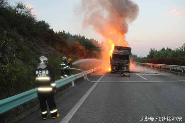 7月23日，一辆运送生猪的货车行驶至贵州省思剑高速33km+200m下行处时，疑因车辆电气线路故障引发车辆起火燃烧，事故造成车辆被烧毁和运送的96头生猪全部被烧死，财产损失约40余万元。