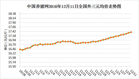 12月11日猪评： 涨涨涨!整个上旬都在攀升 猪价破9有望!