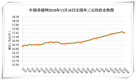 12月16日猪评：猪价下跌莫慌 上涨空间增大行情还能走强