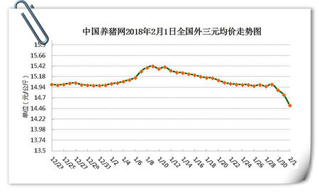 02月01日猪评：短期猪价或延续弱势 预计后市不会大涨大跌