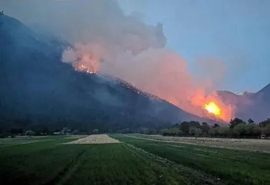 突发！西藏林芝发生山火，350余名消防员参与救援